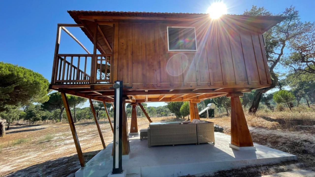 Вилла Suspended Wooden House - Monte Da Cortica Aguas de Moura Экстерьер фото